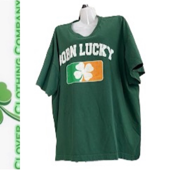 Clover Tops - 🍀Unisex Born Lucky Tee